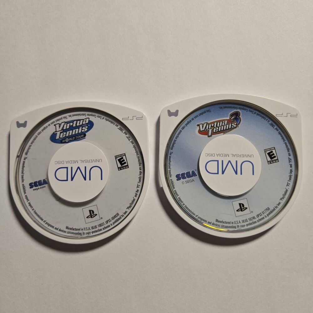 PSP Game Bundle: Virtua Tennis & Virtua Tennis 3 Game Only